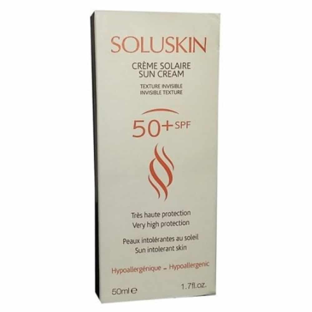 SOLUSKIN – Crème Solaire Invisible SPF50+ – 50ml