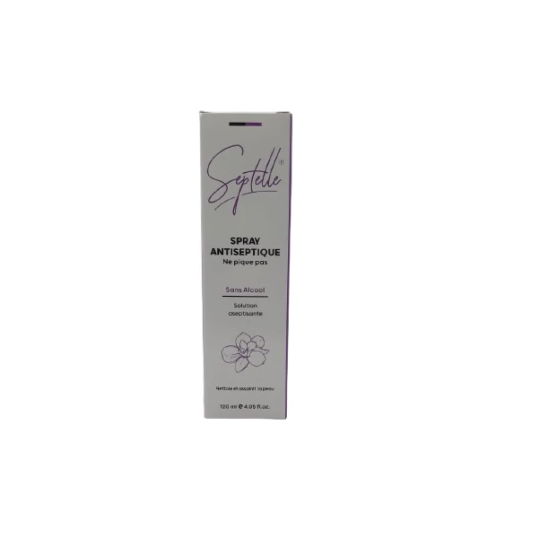 septelle-spray-antiseptique-120ml.webp SEPTELLE – Spray Antiseptique – 120ml