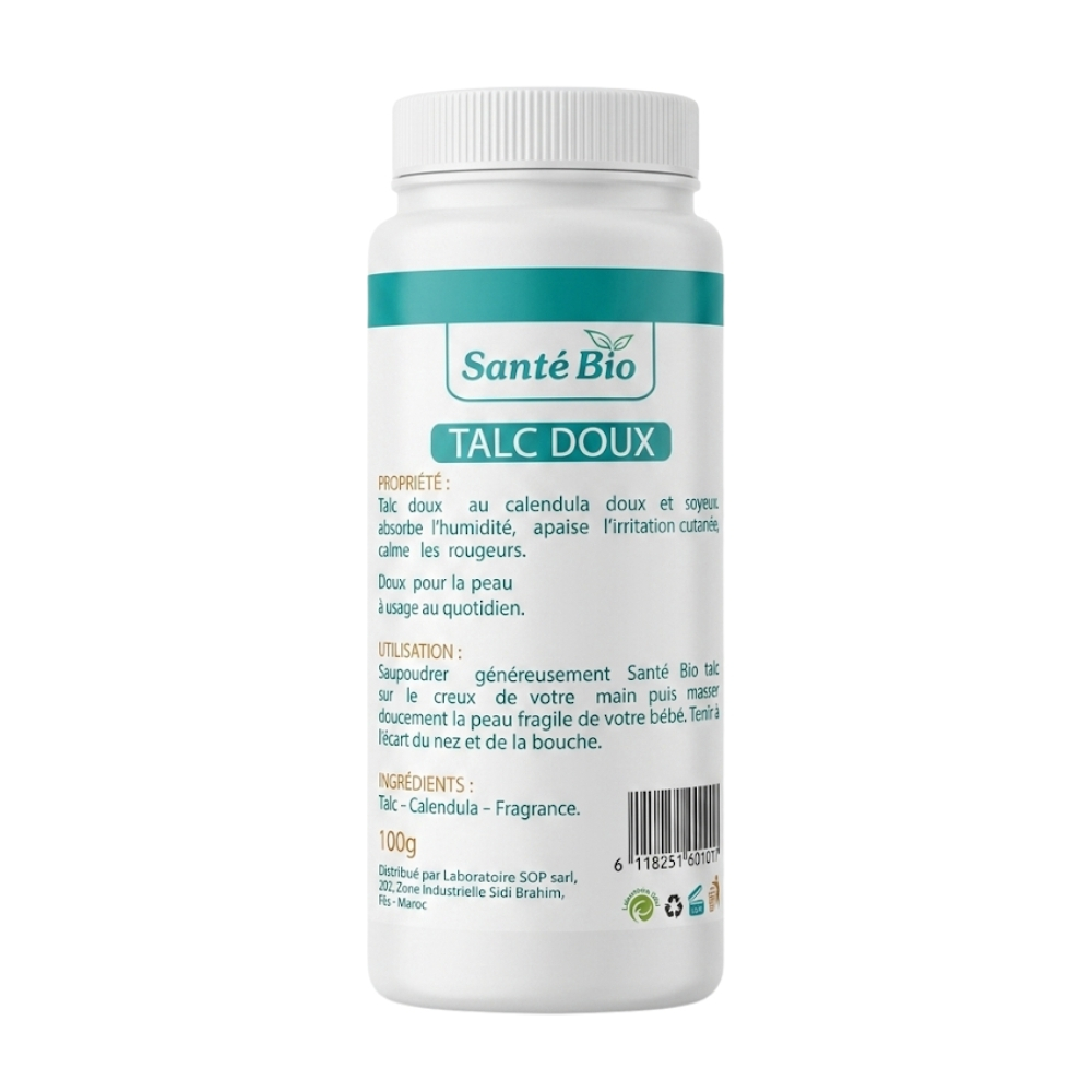 SANTÉ BIO – ​ Premium Talc Doux – 100g 1