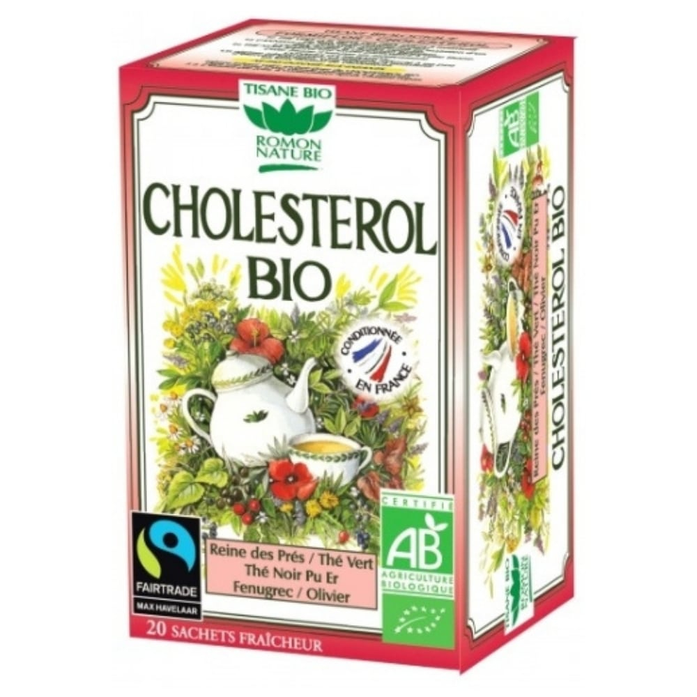 romon-nature-tisane-cholesterol-reine-des-pres-the-vert-the-noir-pu-er-fenugrec-et-ol6a09b38eb9009.jpg ROMON NATURE – Tisane Cholesterol Reine Des Prés, Thé Vert, Thé Noir Pu Er, Fenugrec Et Olivier Sachets Bio – 20u