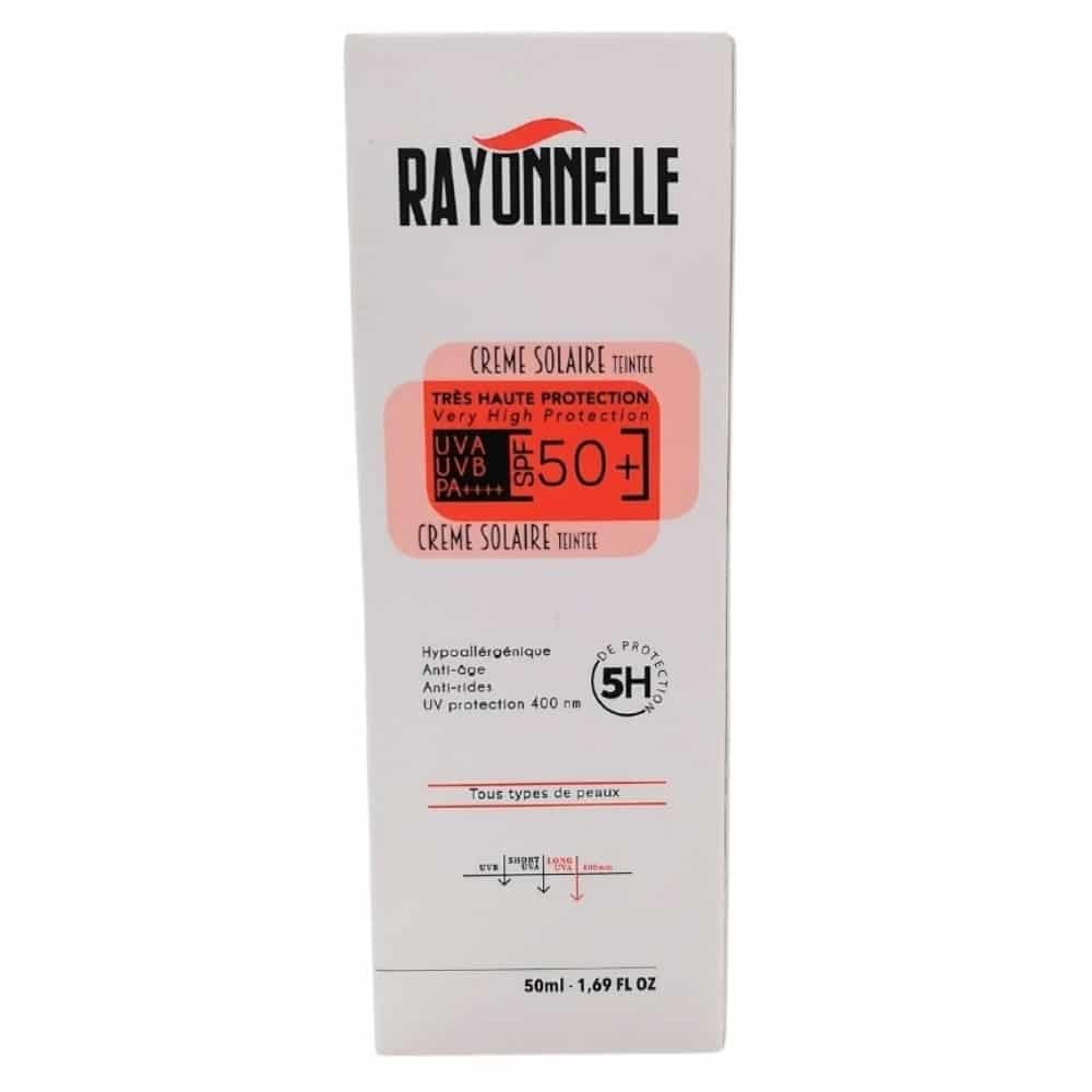 RAYONNELLE – Crème Solaire Teintée SPF50+ – 50ml
