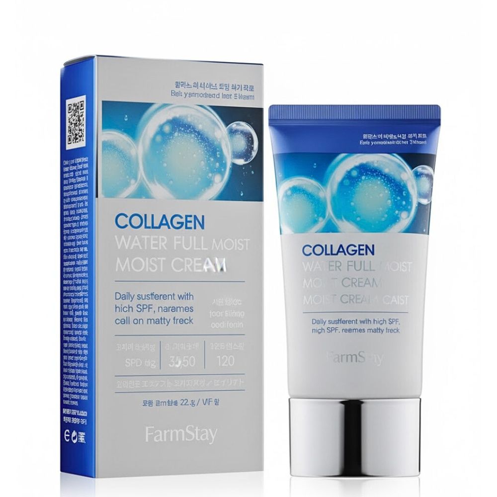 farmstay-collagen-water-full-moist-sun-cream-50g-1.jpg FARMSTAY – Collagen Water Full Moist Sun Cream – 50g