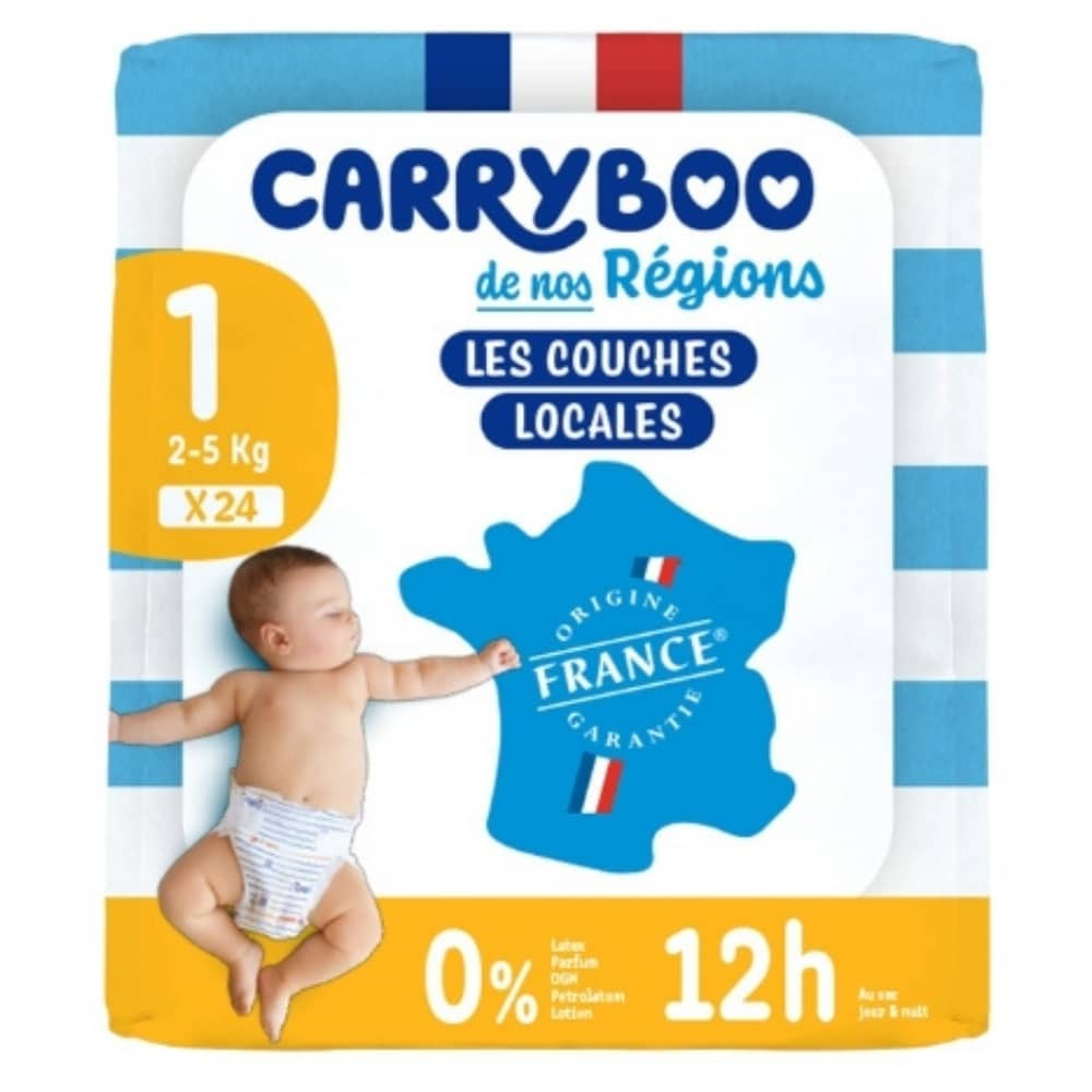 carryboo-couches-bebes-t1-2-5kg-12h-24u.jpg CARRYBOO – Couches Bébés T1 2-5kg 12h – 24u