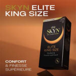SKYN – Préservatif Elite King Size (Confort & Finesse Supérieure) – 10u 1