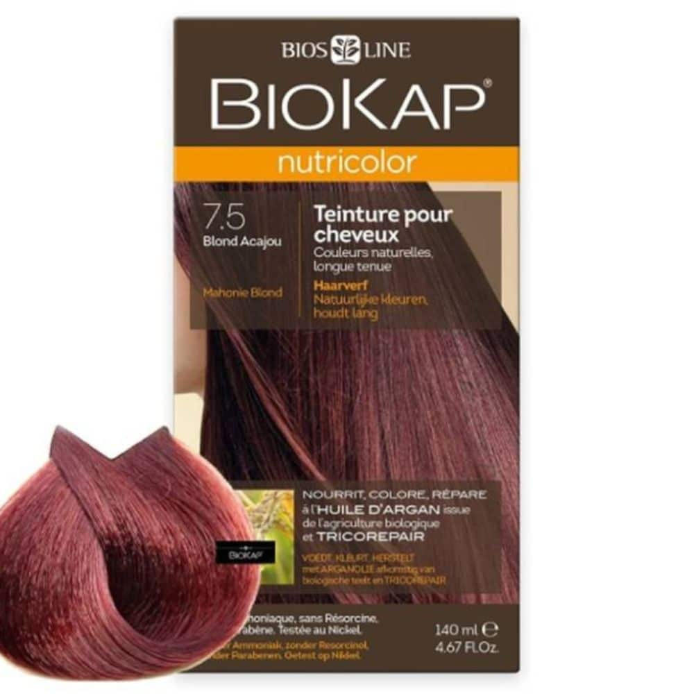 biokap-nutricolor-coloration-naturelle-cheveux-140ml-75-blond-acajou.jpg BIOKAP – Nutricolor Coloration Naturelle Cheveux – 140ml – 7.5 – Blond Acajou