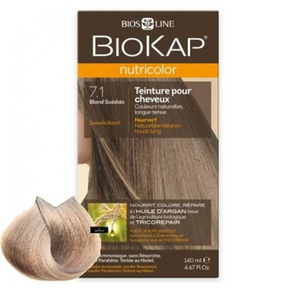 biokap-nutricolor-coloration-naturelle-cheveux-140ml-71-blond-suedois.jpg BIOKAP – Nutricolor Coloration Naturelle Cheveux – 140ml – 7.1 – Blond Suédois