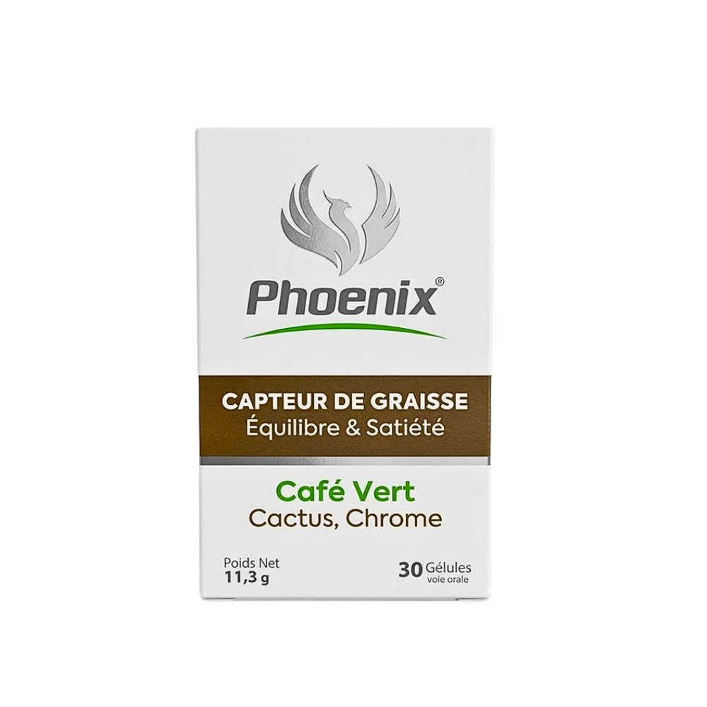phoenix-capteur-de-graisse-cafe-vert-30-gelules.jpg PHOENIX – Capteur De Graisse Cafe Vert 30 Gelules