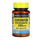 MASON NATURAL – Chromium picolinate 200mg 100 Tablets