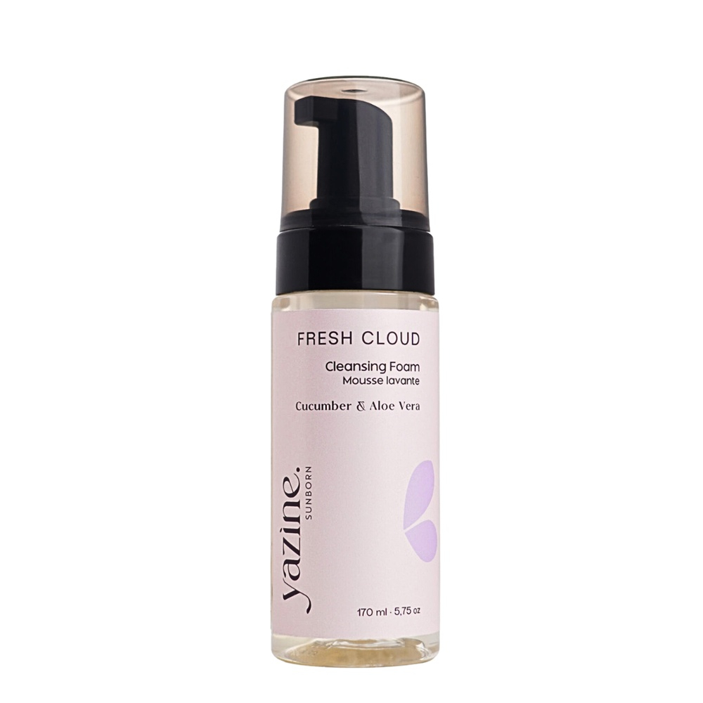 YAZINE – Mousse Lavante Cucumber & Aloe Vera 170ml