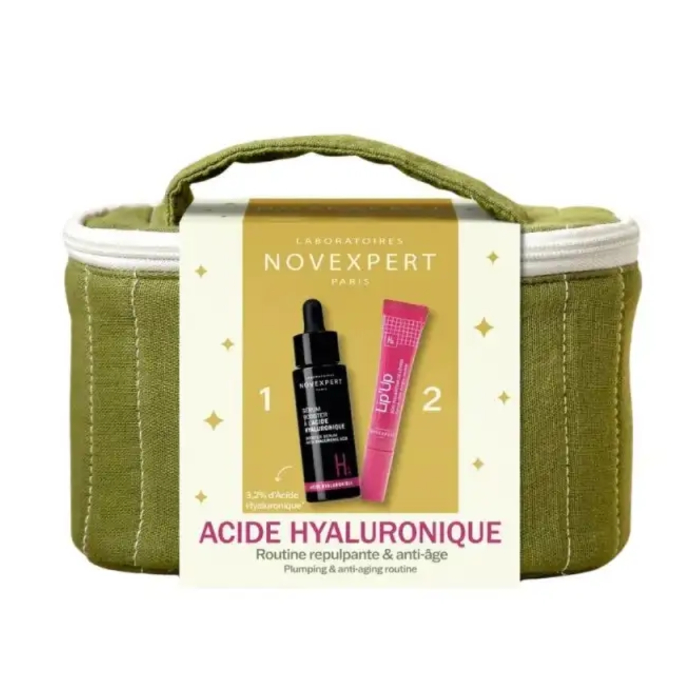 🎁 PACK 🎁 – NOVEXPERT – Routine Repulpante et Anti-Âge – Sérum Booster à l’Acide Hyaluronique 30ml + Lip’Up Soin Volumateur de Lèvres 8ml Offert