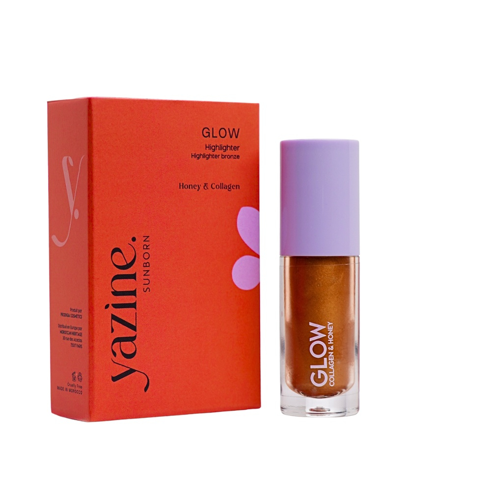 YAZINE – Glow Highlighter Bronze Miel & Collagene 5ml