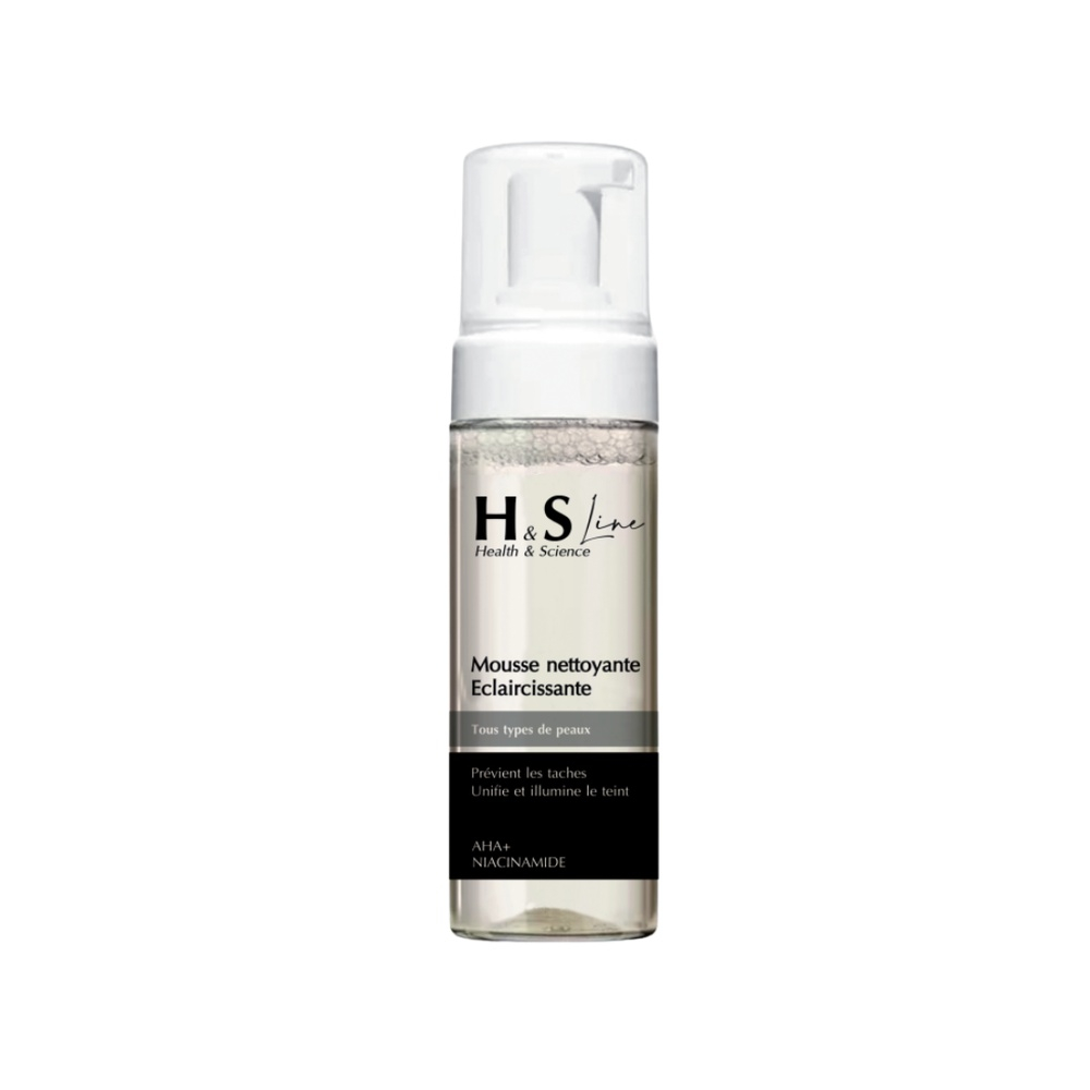 hs-line-mousse-nettoyante-eclaircissant-150ml-1.jpg HS LINE – Mousse Nettoyante Eclaircissant 150ml