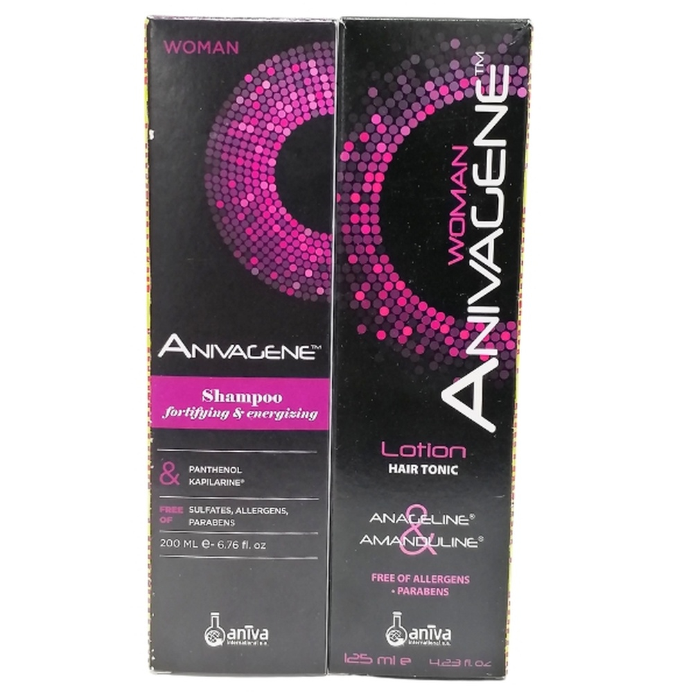 🎁 PACK 🎁 – ANIVAGÈNE – Femme pack shamp Fortifiant 200ml+Lotion tonic 125ml