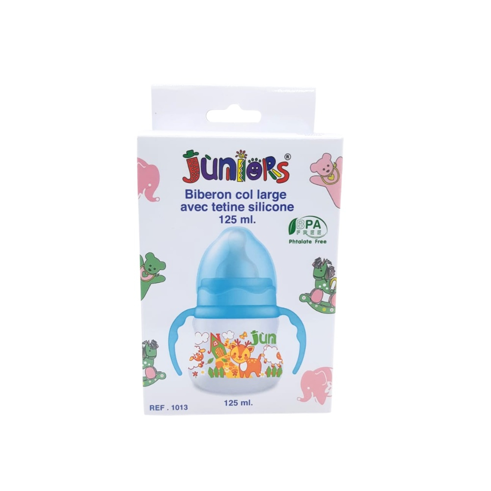 juniors-biberons-col-large-avec-poignet-125ml.jpg JUNIORS – Biberons Col Large avec Poignet 125ml