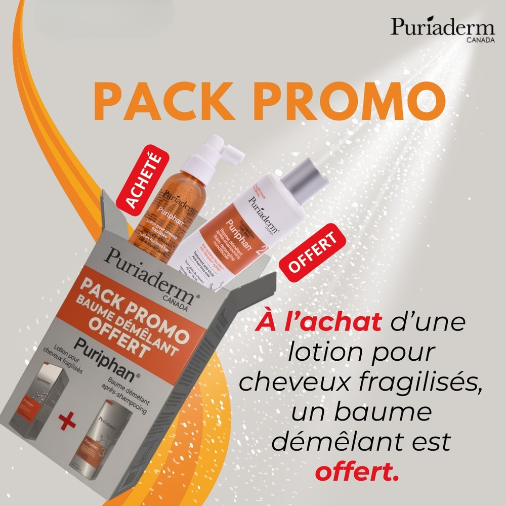 🎁 PACK 🎁 – PURIADERM – Puriphan Lotion AntiChute+Puriphan Baume Demelant Pack