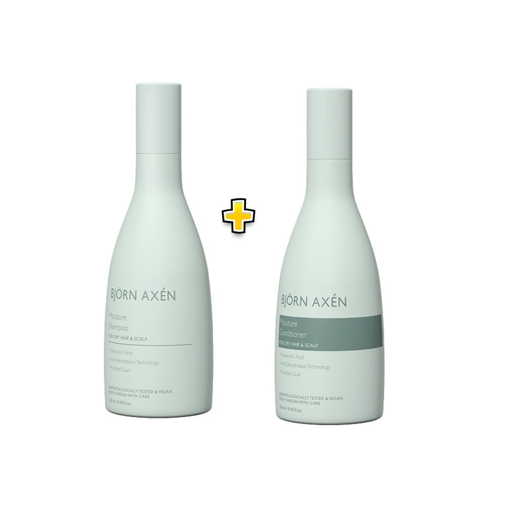 🎁 PACK 🎁 – BJORN AXEN – Moisture shamp 250ml + Conditioner 250