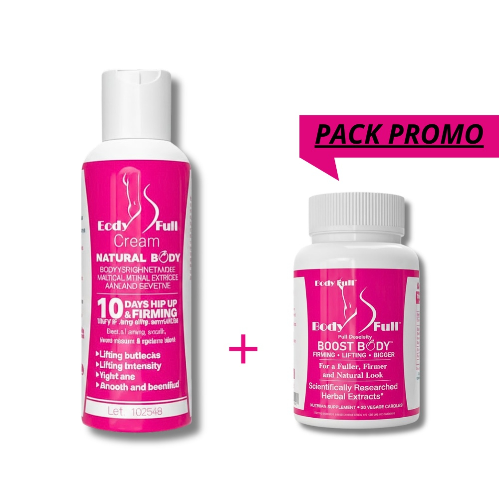 🎁 PACK 🎁 – BODY FULL – Pack Complement 30gelules + Creme 200ml