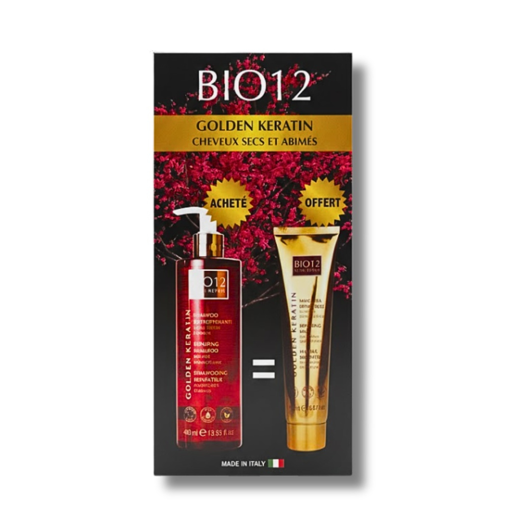 🎁 PACK 🎁 – BIO12 – Traitement Pack shampooing Reparateur+Masque Reparateur