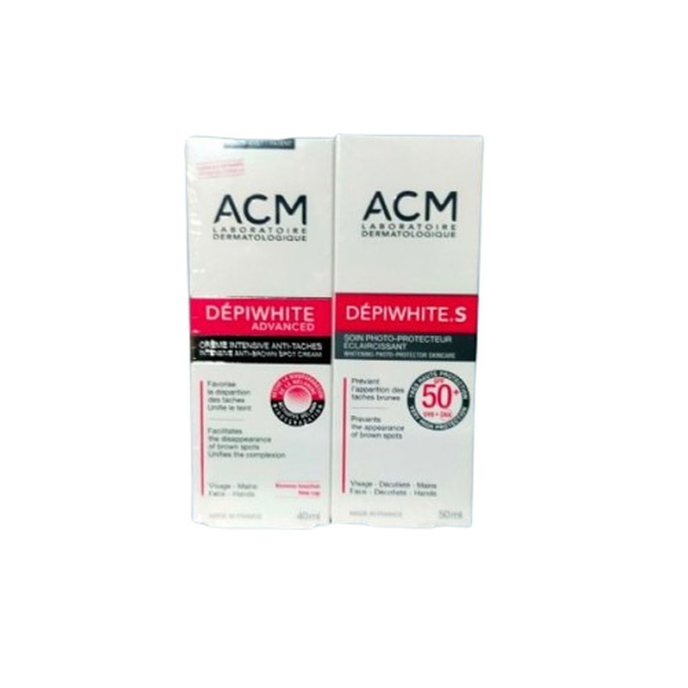 🎁 PACK 🎁 – ACM – Depiwhite advanced creme 40ml+Depiwhite S spf50+ 50ml pack