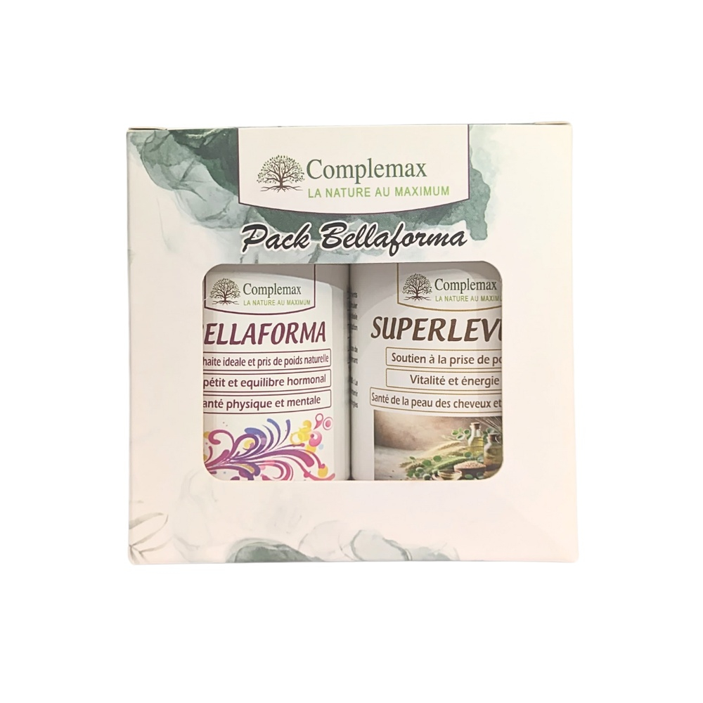 🎁 PACK 🎁 – COMPLEMAX – Pack BellaformaBellaforma 90gelules+Superlevure 120gelules