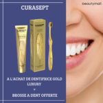 🎁 PACK 🎁 – CURASEPT – Dent Gold Luxury 75ml+bad pack
