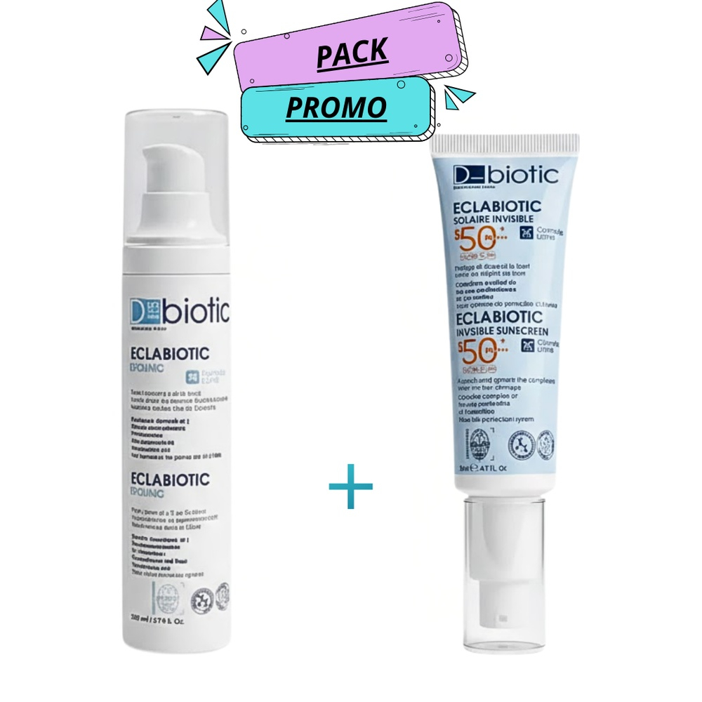🎁 PACK 🎁 – D-BIOTIC – Eclabio Intense+Eclabio Solaire Invisible Duo Pack