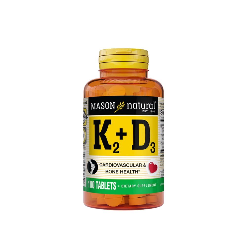MASON NATURAL – K2+D2 100 tablets