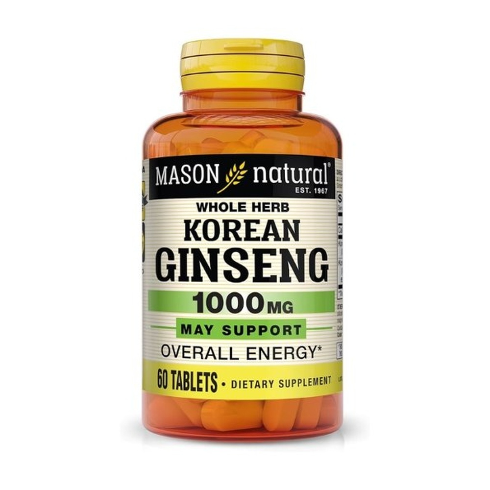 MASON NATURAL – Korean Ginseng 60 tablets