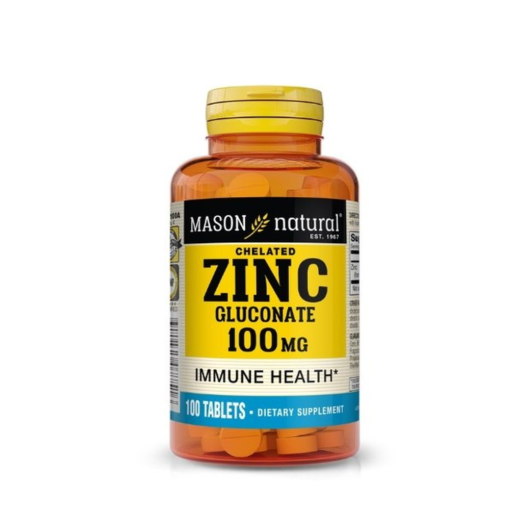 MASON NATURAL – Zinc Gluconate 100 Tablets