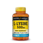 MASON NATURAL – L-lysine 500mg 100 Tablets
