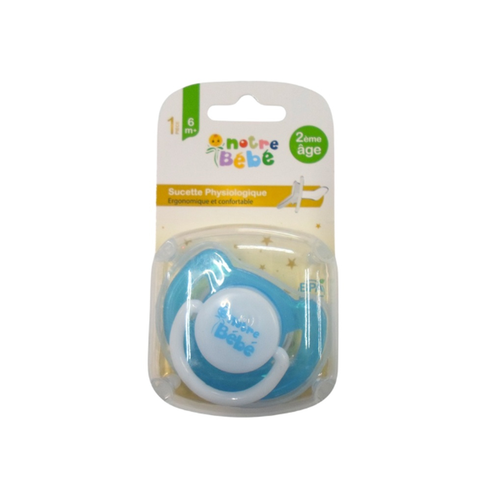NOTRE BÉBÉ – Sucette Physiologique 2eme Age +6mois