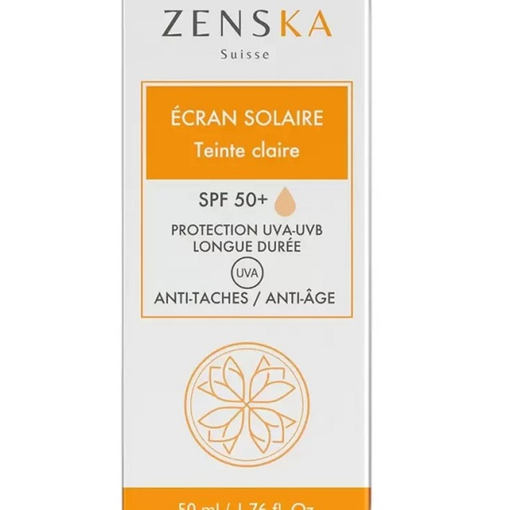 ZENSKA – Ecran Solaire Teinte Claire spf50+ 50ml