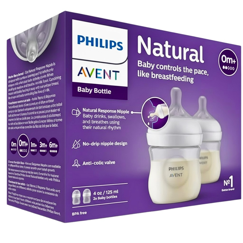 avent-biberon-natural-avec-tetine-0m-2x125ml-scy900-02.jpg AVENT – Biberon Natural Avec Tetine +0m 2x125ml SCY900/02