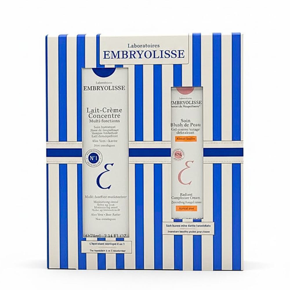 🎁 PACK 🎁 – EMBRYOLISSE – Coffret Lait Creme Concentre 75ml+Gel Creme Visage 30ml