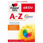 DOPPEL HERZ – Aktiv A-z Depot Cure De Vitamines Et Minéraux – 30 Comprimés – DESTOCKAGE