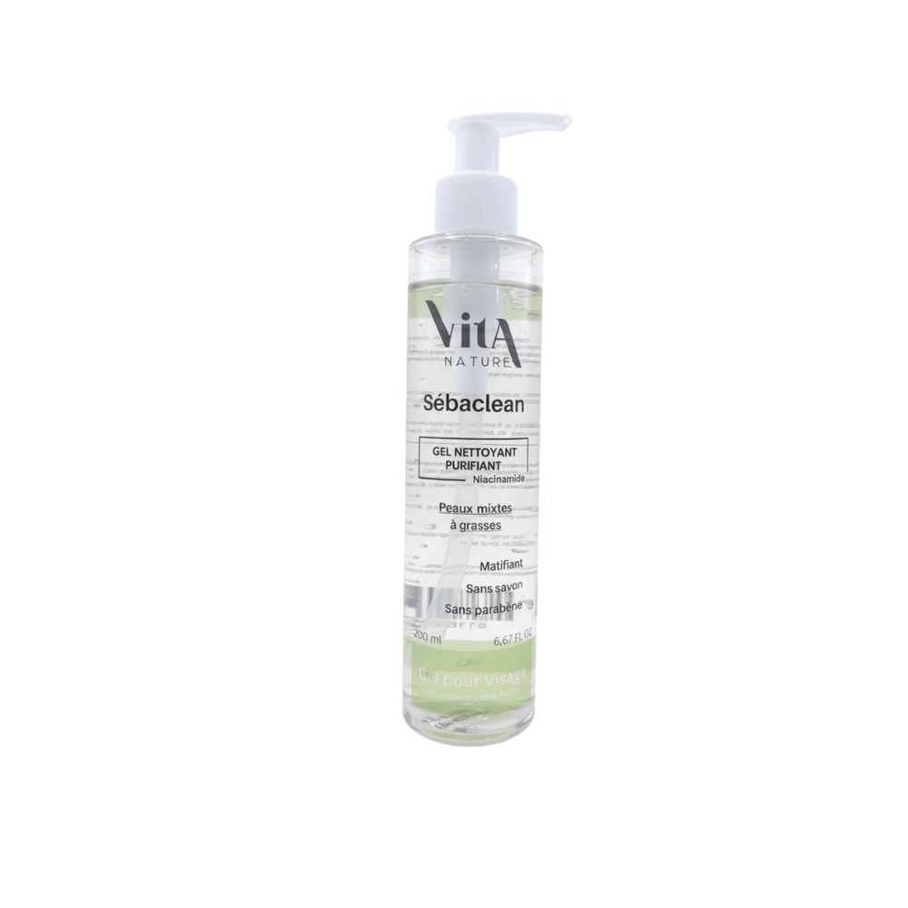 VITA NATURE – sebaclean gel nettoyant purifiant 200ml
