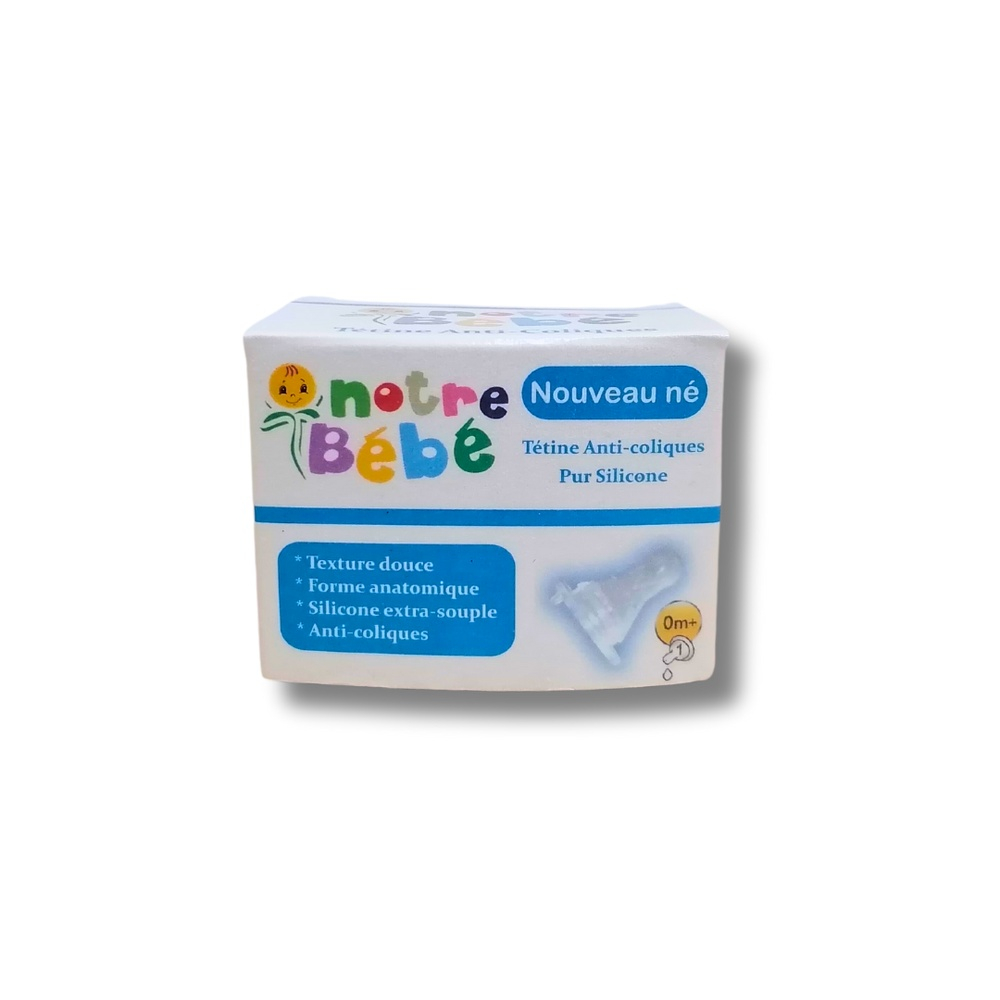 NOTRE BÉBÉ – Tetine Anti-colic +0m