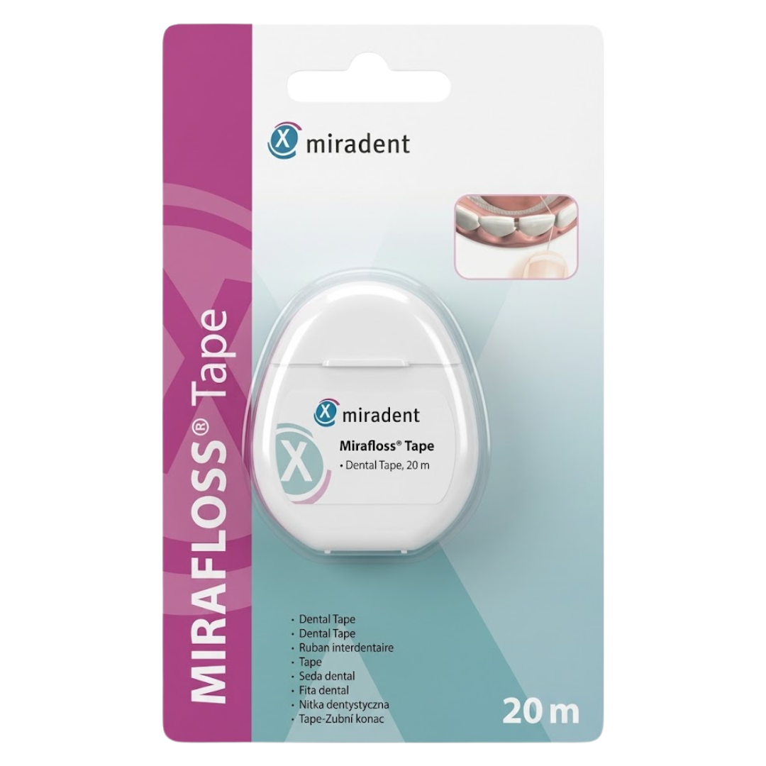 miradent-mirafloss-tape-dental-20m.png Miradent Mirafloss Tape Dental 20m